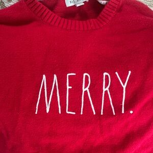 Rae Dunn Red Sweater